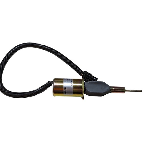 Fuel Shutoff Solenoid for 12V Cummins Syncro Start SA-4639-12 3932545 READ - Picture 1 of 4